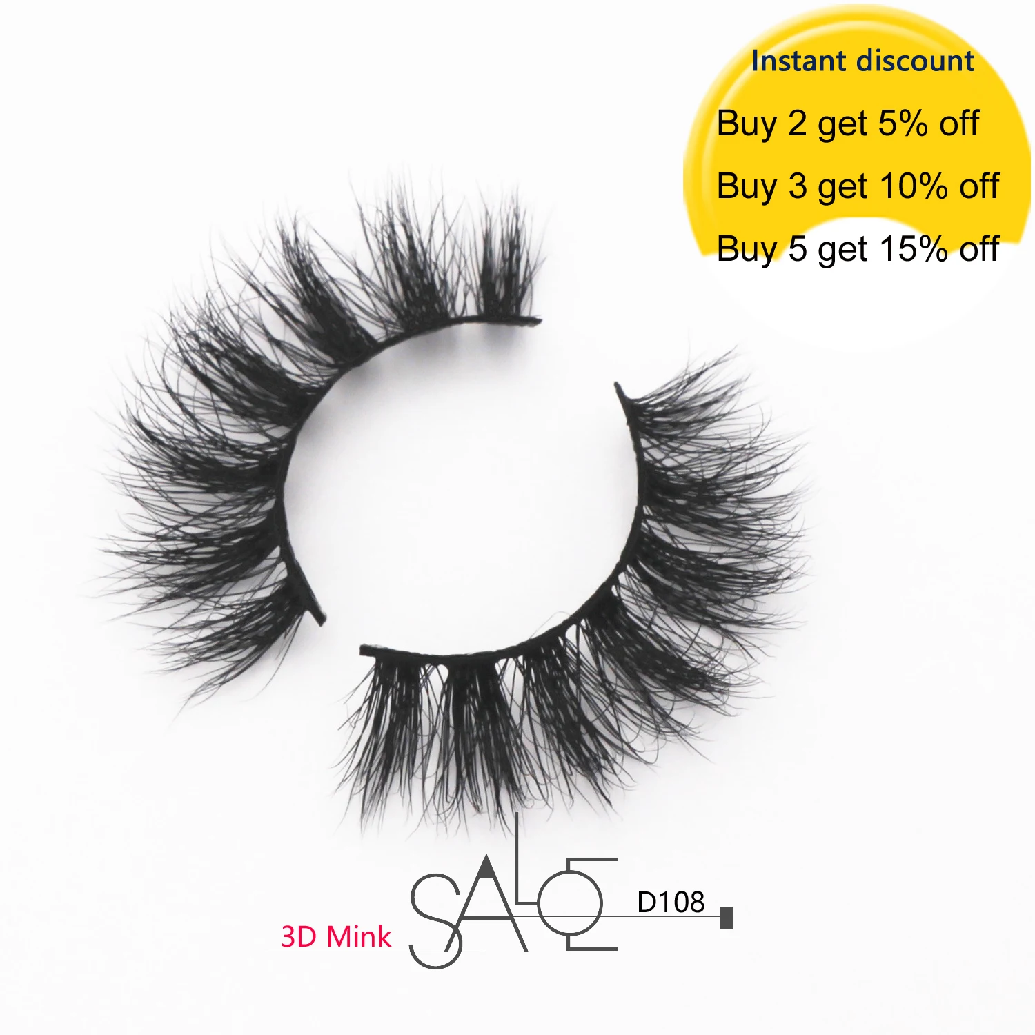 3D ресницы норковые накладные драматические верхние длинные из Натурального