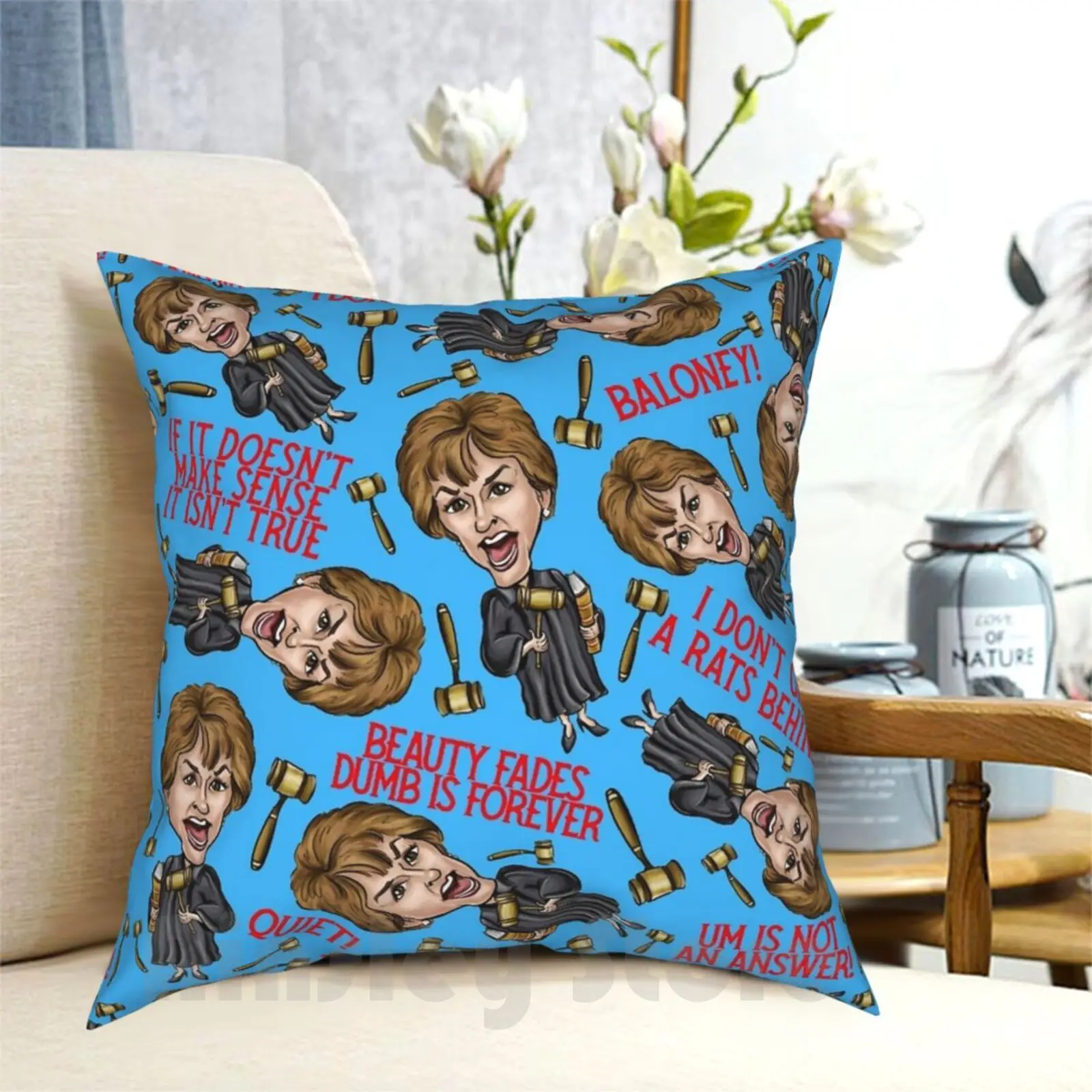 

Judge Judy Print Pillow Case Printed Home Soft Throw Pillow Judge Judy Judge Judy Judyisms Judyism Reality Tv Pop