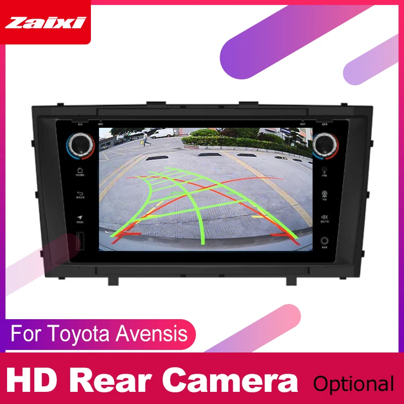 ZaiXi для Toyota Avensis 2009 2015 Автомобильная Мультимедийная система Android 2 DIN Автомобильный