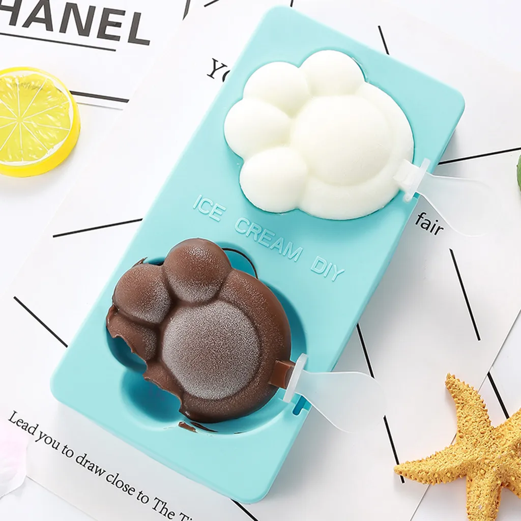 2020 Горячая продажа Красивая силиконовая форма для мороженого с крышкой эскимо