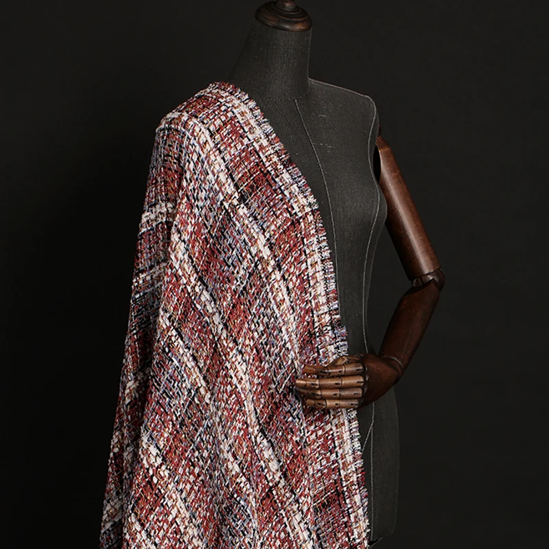 NEW Autumn&winter NEW High-end custom Fancy Suiting Fabric For Women Coat With 145cm Fashion cloth DIY Sewing Hot Sale