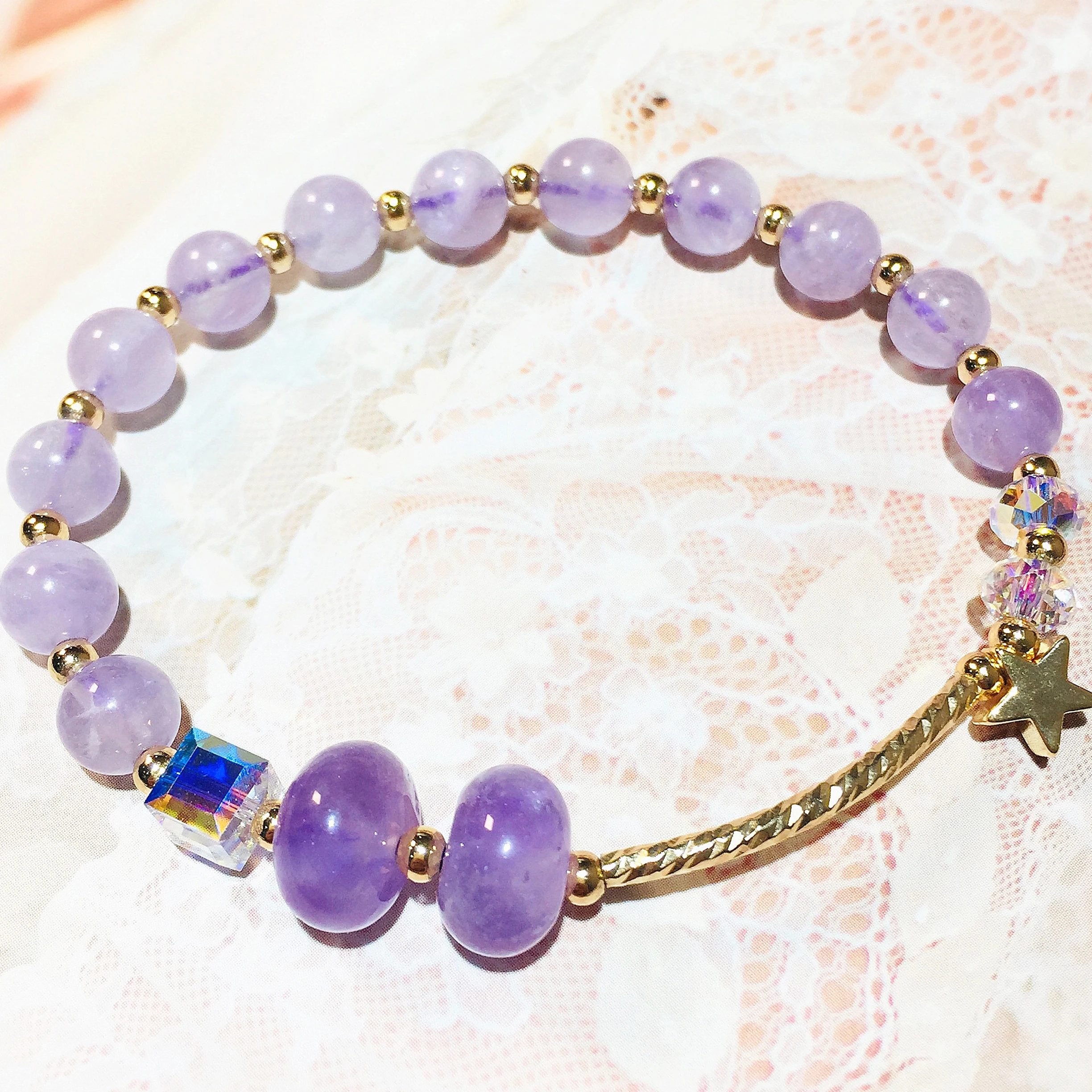 

Factory Price Fashion Men Healing Energy Lucky Bracelet Natural Beaded Charm Bracelet Yoga Jewelry for Women Gift Amethyst Beads