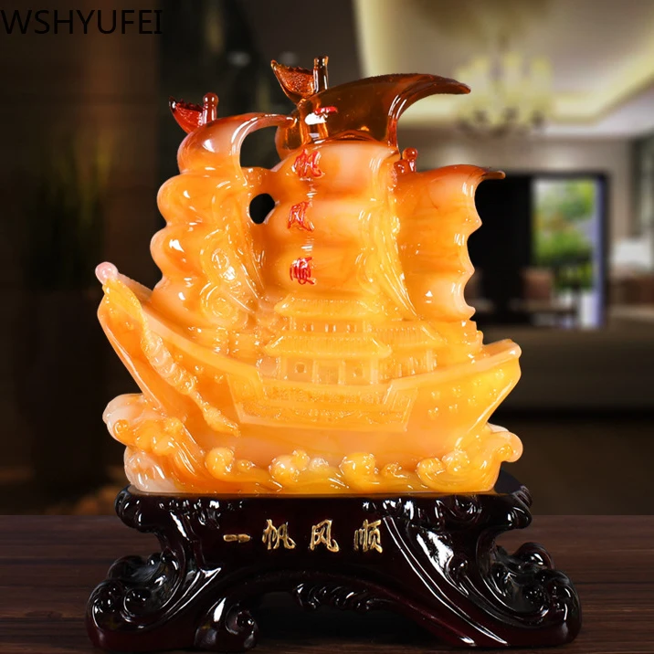 Новое полимерное украшение для парусника счастливый подарок гостиной кабинета