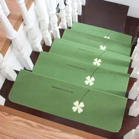 5pcs luminous embroidery floor rug self adhesive non slip stair mats safety for kids protector foot pad room home decoration