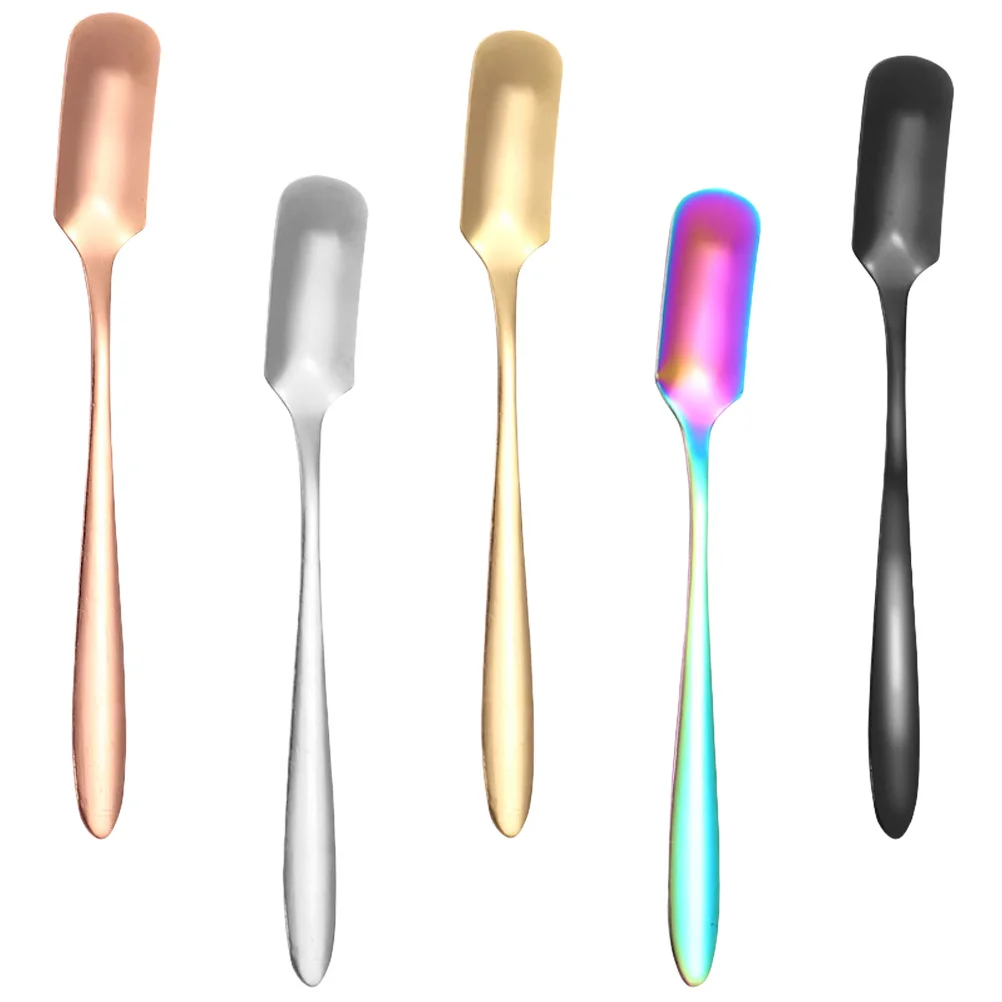 

5pcs Staineless Steel Coffee Spoon Tea Spoon Ice Cream Cake Spoon Dessert Spoon