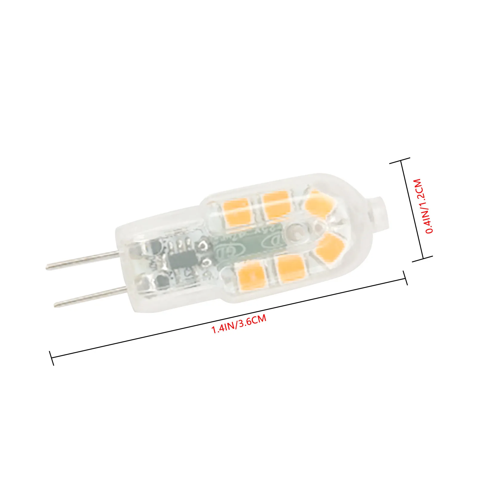 Светодиодная лампа G4 2 Вт 10 шт. эквивалент 20 светодиодные галогенные лампы теплый - Фото №1