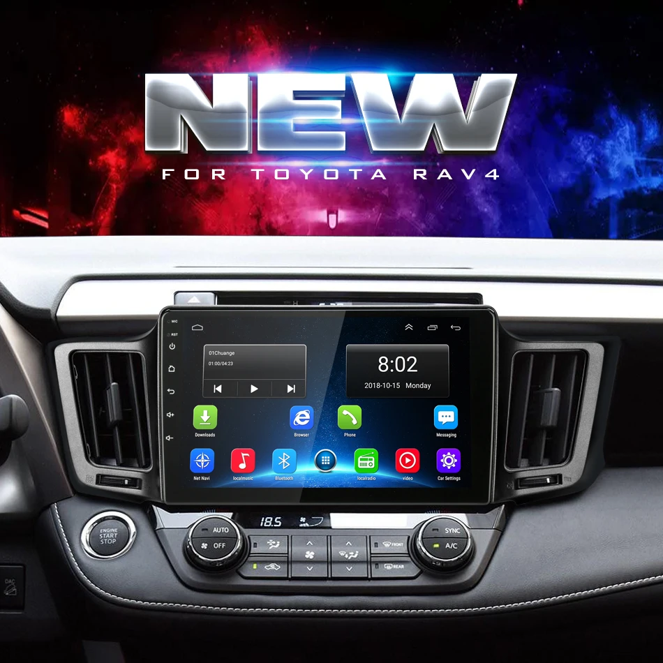 2G+ 32G Android 8,1 4G Автомобильная магнитола для Toyota RAV4 4 XA40 5 XA50 2012- мультимедийный видео плеер навигация gps 2din 2 Din Dvd