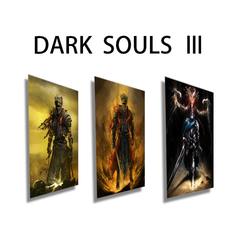 Постер классической игры Темные души 3 декоративная картина на холсте настенная