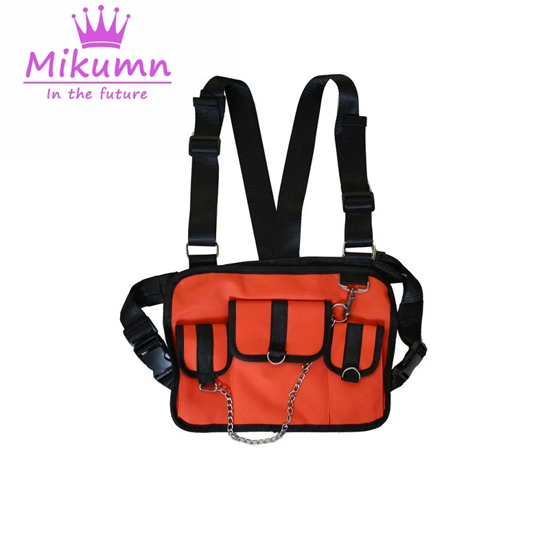 Нейлоновая нагрудная сумка модная камуфляжная поясная сумочка в стиле хип хоп