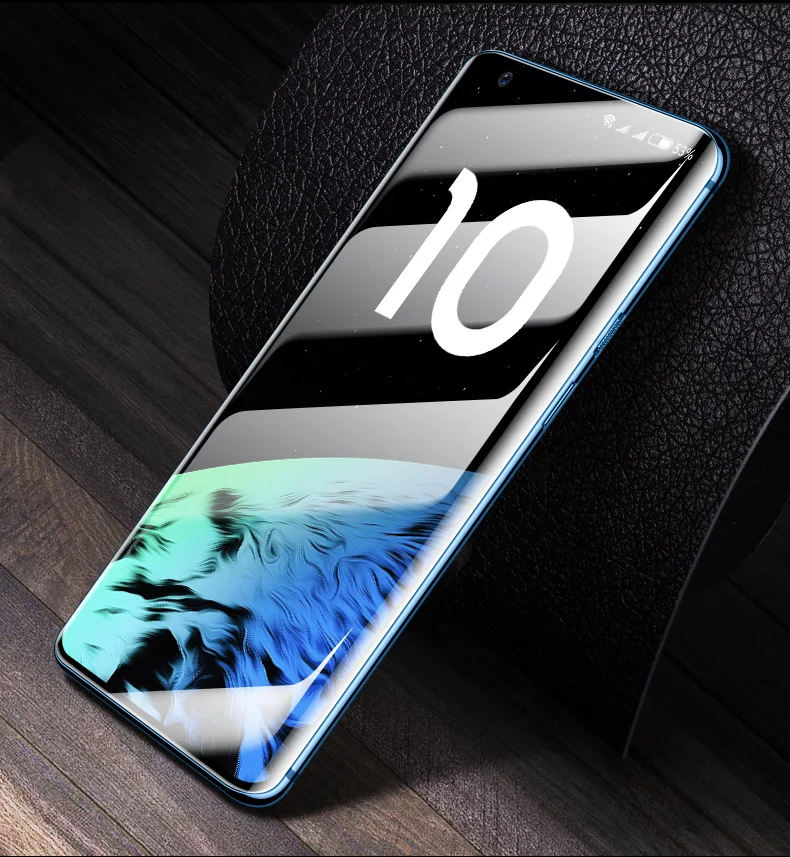 100D УФ-клейкое закаленное стекло для Xiaomi Mi 10 Pro Полное покрытие Защитная пленка