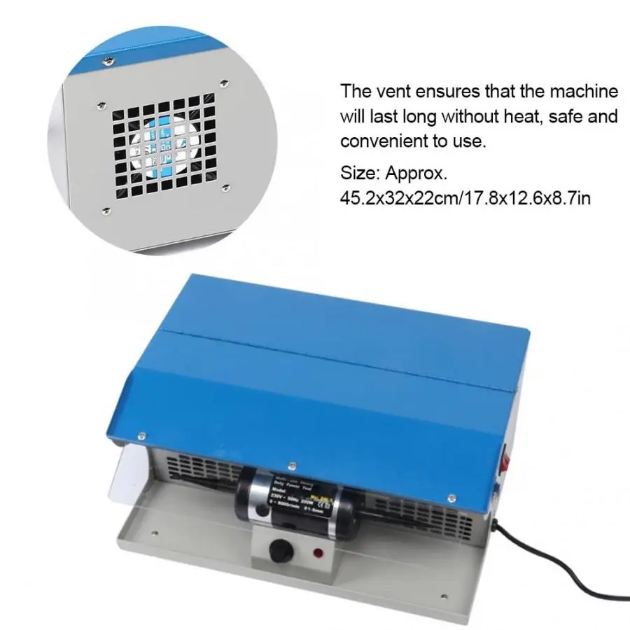 Полировальная полировальная машина с пылесборником полировщик для ювелирных