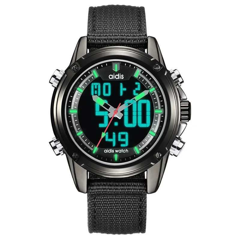 Более функциональные мужские электронные часы Shuangxian водонепроницаемые