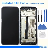touch screen lcd display with frame digitizer assembly replacement parts accessory for oukitel k13 prousedscratchno new