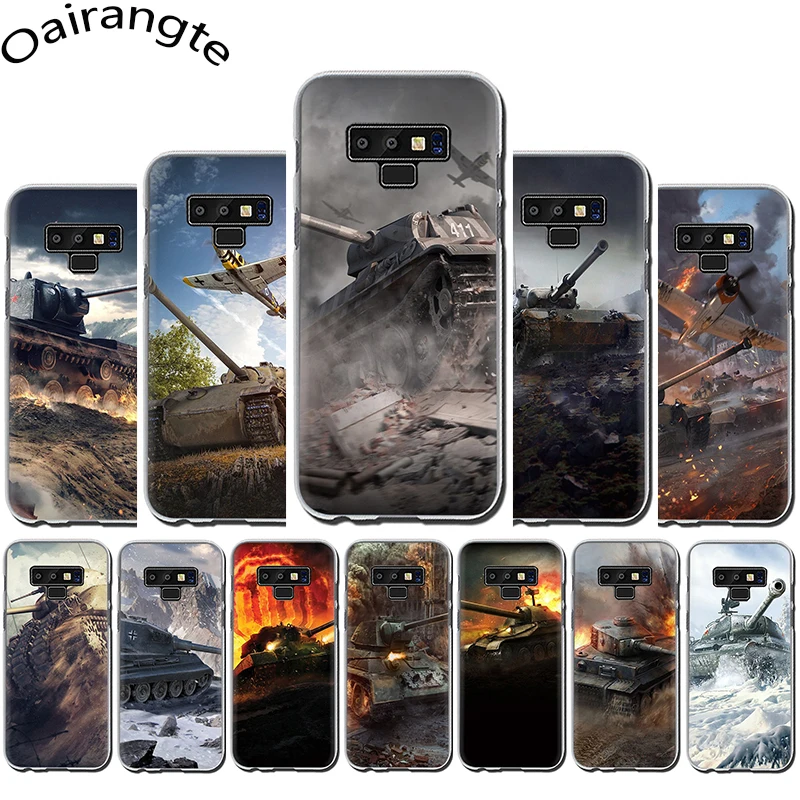 World of tanks жесткий чехол для телефона с рисунком в виде обложка чехол для Samsung Galaxy A3 5 A6 7 8 9 A10 30 40 50 70