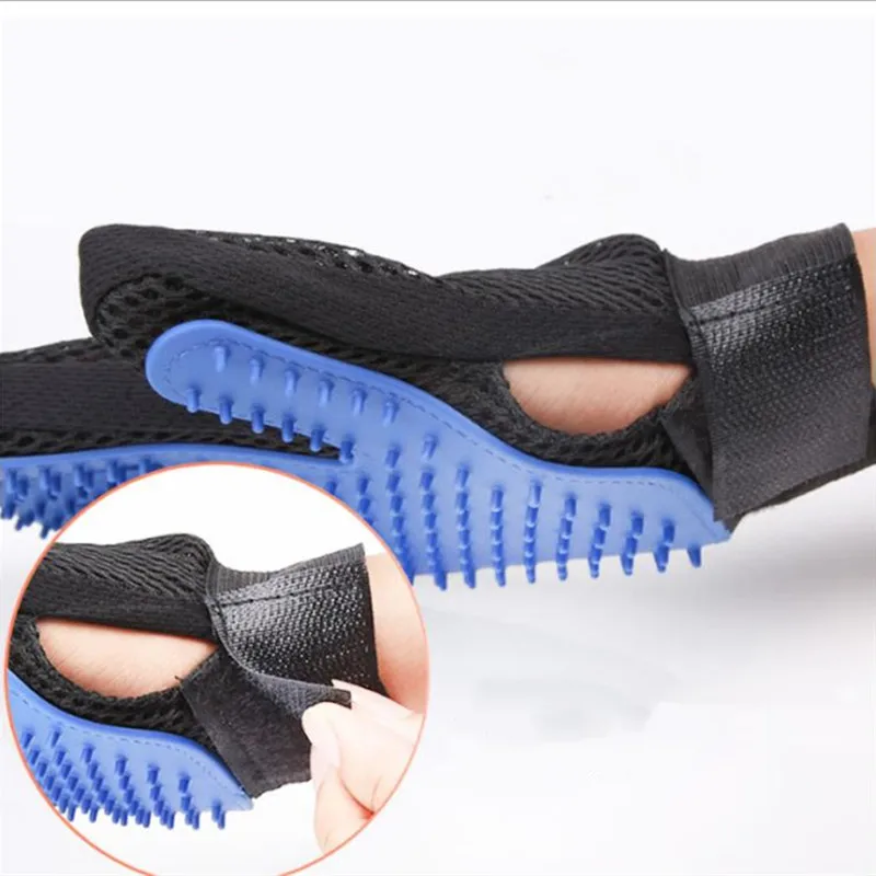 1 шт. перчатки для вычесывания шерсти домашних животных|Расчески собак| |