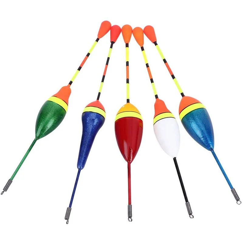 

10Pcs/Lot Fishing Buoy Fishing Floats Set Tackle Fishing Light Stick Fluctuate Mix Size Color Fishing Accessories