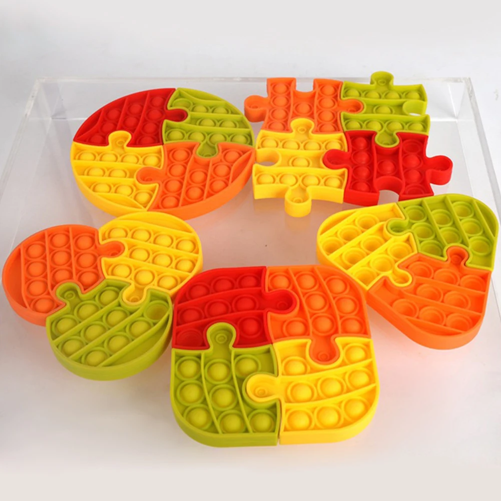

Splicing Push Bubble Sensory Toys Desktop Puzzle Autism Anti-stress Squeeze Fidget Early Education Kids Adult Stress Reliever