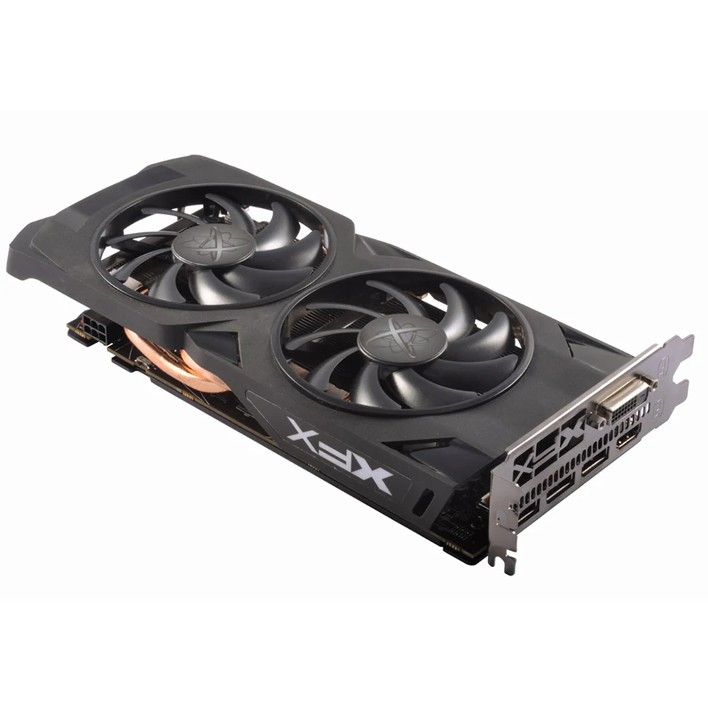 XFX AMD Radeon RX 480 4GB Video Cards GPU RX480 DDR5 Graphics Card Desktop Gaming PC Gamer Used | Компьютеры и офис