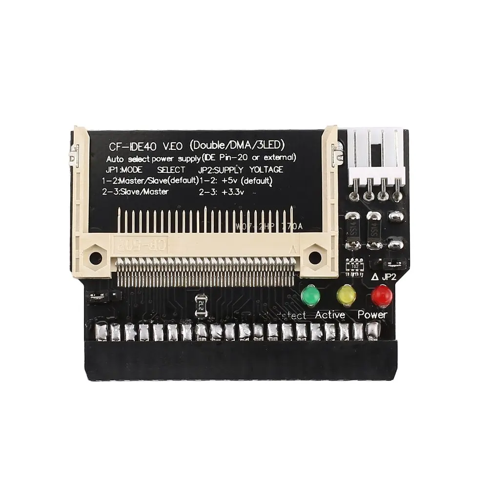 

CF to 40Pin IDE Adapter Adapter Converter Compact Flash CF to 3.5 Female 40 Pin IDE Bootable Card Drop Shipping