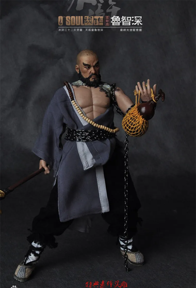 Экшн фигурка в масштабе 1/6 кукла из древнего китая с водной шкалой модель монах