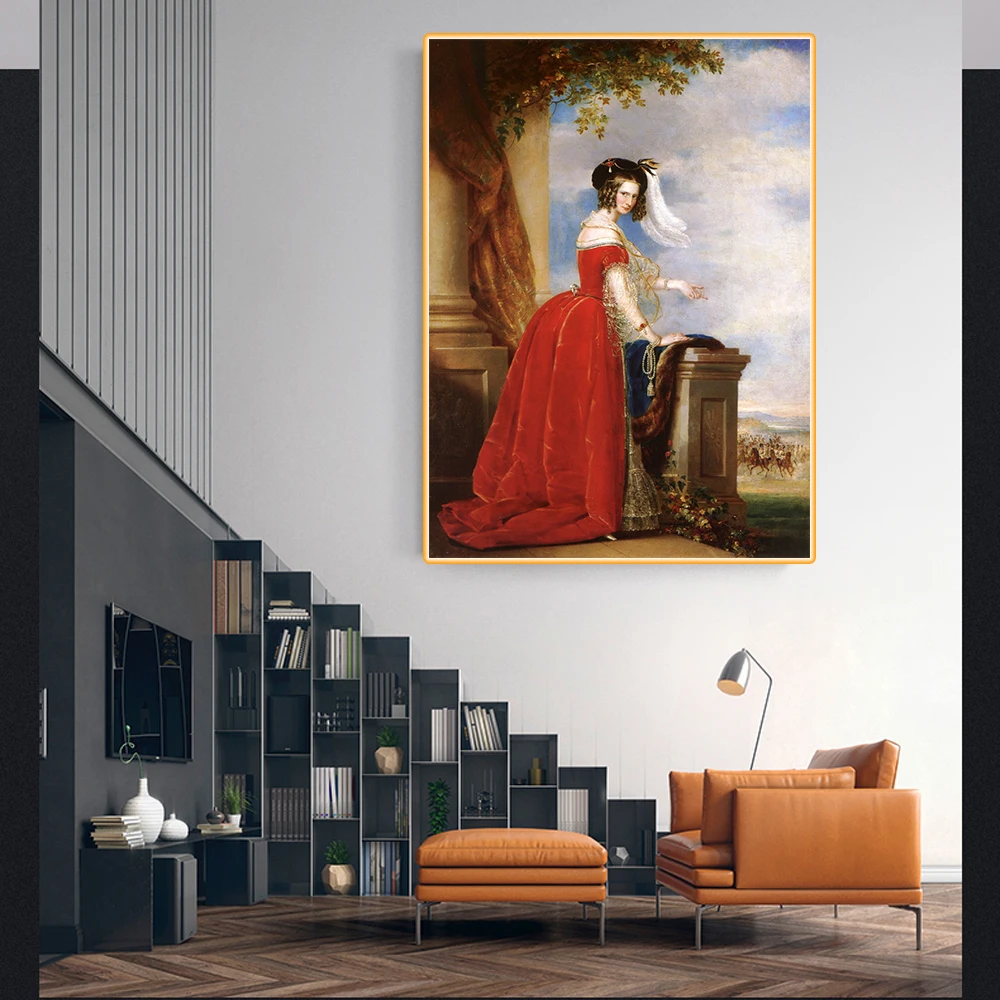 Красная Картина на холсте Александра федорна | Дом и сад