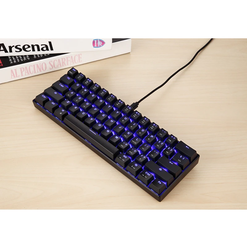 CK61 клавиатура для ПК Kailh BOX Axis игровая механическая на заказ с подсветкой 61