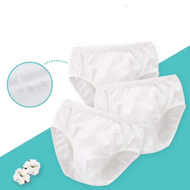 3 шт. Детские однотонные хлопковые трусы боксёры|Нижнее белье| |