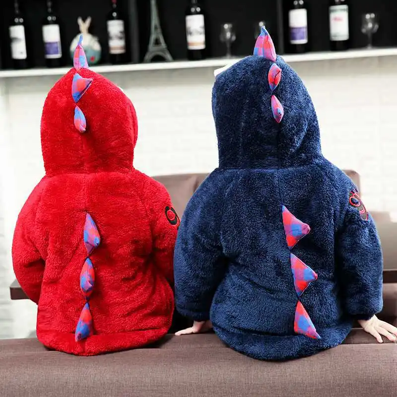 Детская куртка для маленьких мальчиков и девочек теплое флисовое пальто с