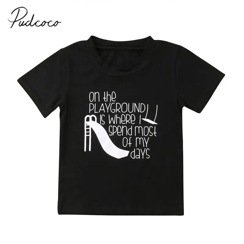 2019 г. новая брендовая футболка с короткими рукавами для мальчиков младенцев и