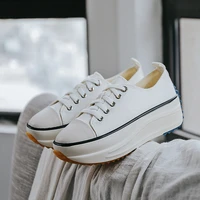 canvas shoes women platfrom sneakers blackwhite shoes spring new 2021 female casual shoes student chunky sneakers shoes