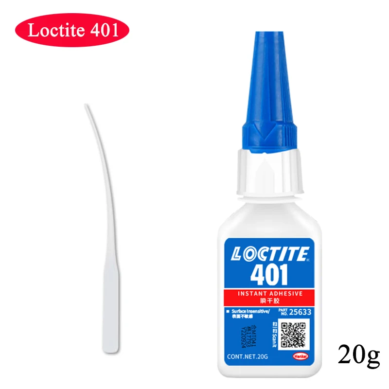 Прочный многоцелевой ремонт Loctite 401 супер клей мгновенный самоклеящийся 20 г -