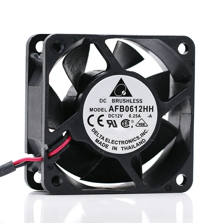 1 шт. Delta Новый AFB0612HH 6025 6 см 0.25A двойной шарикоподшипник вентилятор охлаждения для