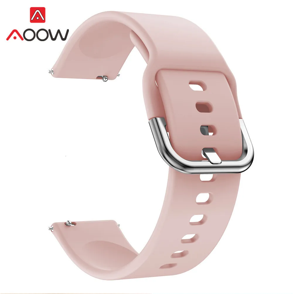 20 мм силиконовый ремешок для часов samsung Galaxy Watch Active 42 мм S2 Huami Amazfit Bip Leopard браслет с принтом ремешок Correa