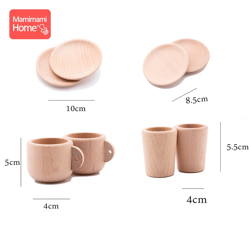 Детская деревянная игрушка Монтессори из Букового дерева имитация кухонной