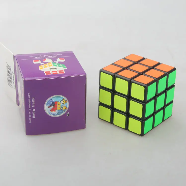 Shengshou лазерный 3x3x3 57 мм скоростной куб черный Мини развивающие игрушки игры для