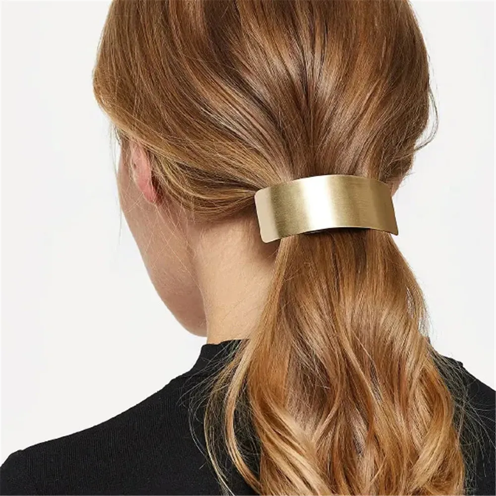 

1PC Metal Snap Hair Clips For Women Hairpin Korean Hairclips Hair Barrette Ponytail Holder Girls Hair Accessories Hairgrips