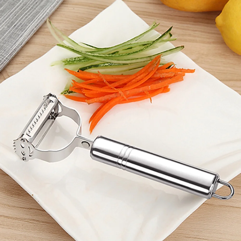 

Stainless Steel Peeler Fruit Vegetables Double Planing Grater Carrot Cucumber Fruit Cutter Julienne For Kitchen Gadget Tools