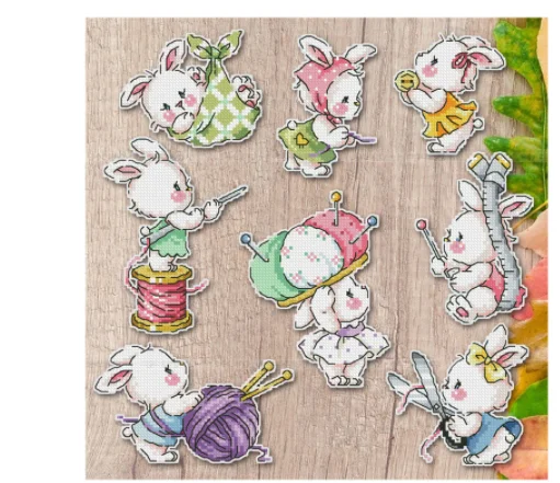 Kit Christmas Chorus Ornament Festival Tree Decorations Cross Stitch Kits Cross-stitch Embroidery Set | Дом и сад