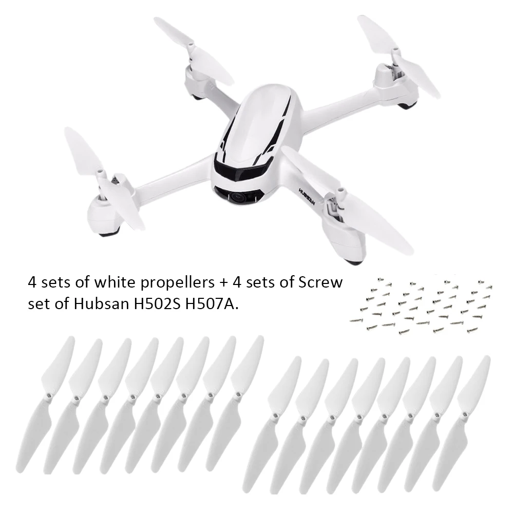

Drone Quadcopter Propellers Blade For HUBSANs X4 Desire Drone H502S H502E H507A H216A RC Helicoper Accessory