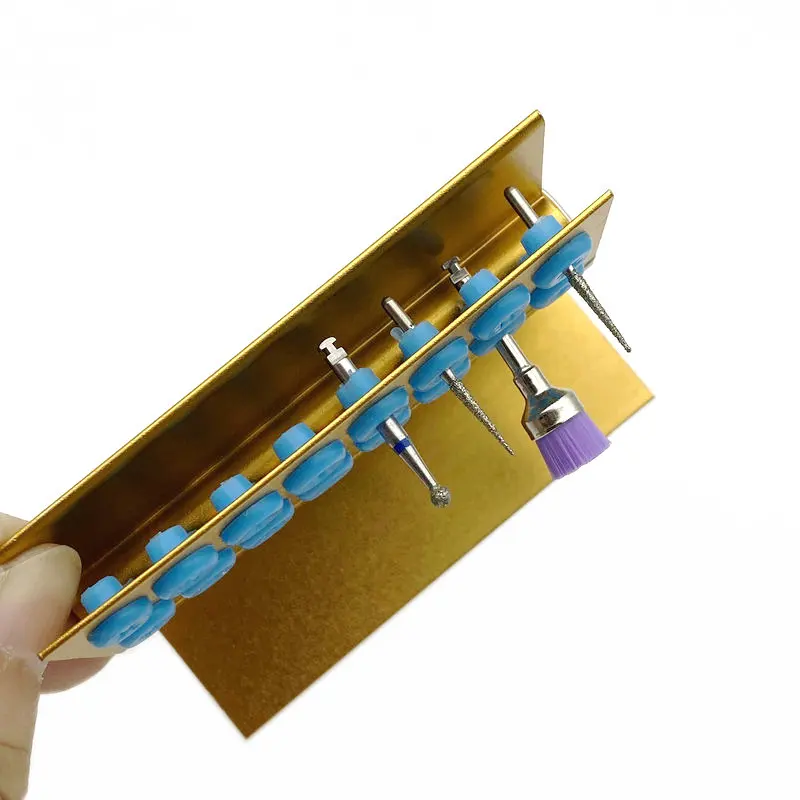 3 шт. держатель для зубных боров с 16 отверстиями корпус высокоскоростных и