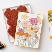flower metal cutting dies and stamps for scrapbooking stencils diy album cards decoration embossing folder die cuts cutter