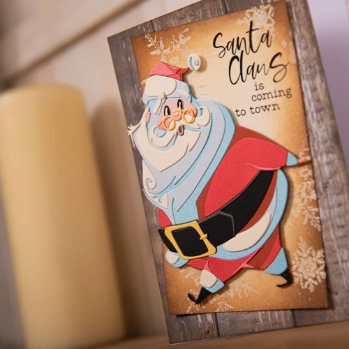 

Cute santa Metal Cutting die New Arrival 2021 DIY Molds Scrapbooking Paper Making Cuts Crafts Template Handmade card