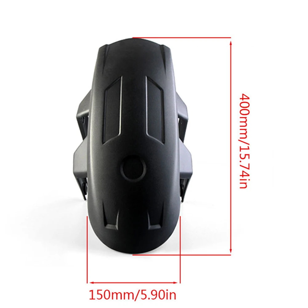 Универсальное черное пластиковое заднее колесо мотоцикла защита от брызг для