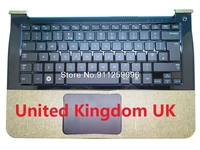 laptop palmrestkeyboard for samsung np900x3a 900x3a english us united kingdom uk ba75 03260a with touchpad speaker backlit new