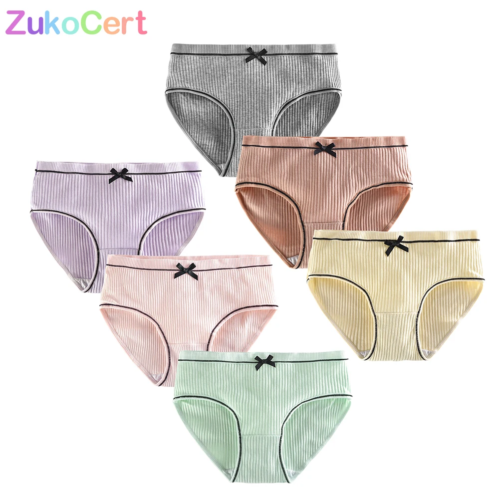 

ZukoCert 4pcs/Lot Kids Underwear Panties for Girls Children Boxers Cotton Girl Briefs Panty for 9-20 Years old