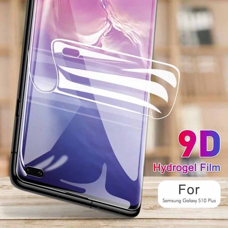 9D Soft Hydrogel Film For Samsung Galaxy S10 5G S9 S8 S20 Plus Ultra S10e Note 10 Pro S21 S22 Ultra Plus Screen Protector Cover