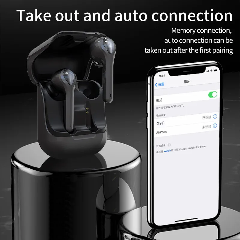 Беспроводные Bluetooth наушники bluetooth гарнитура беспроводная спортивные зарядное