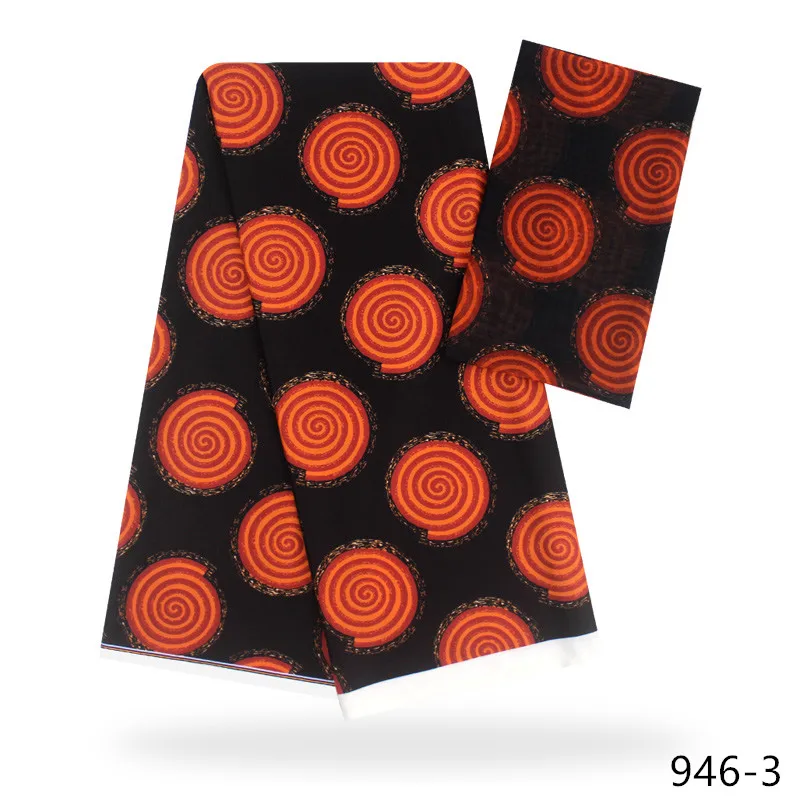

2019 The Latest Styles Silk Satin Chiffon Fabric African Print Fabric 4+2 yard African Fabric Nigerian Ankara Fabrics 946