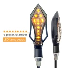 Светодиодный мотоциклетные поворотные сигнальные индикаторы 12V для HONDA dio 34 fmx 650 dio 27 sh 125 Валькирии 1500 cb400 sf vtx 1300 cb750 dominator