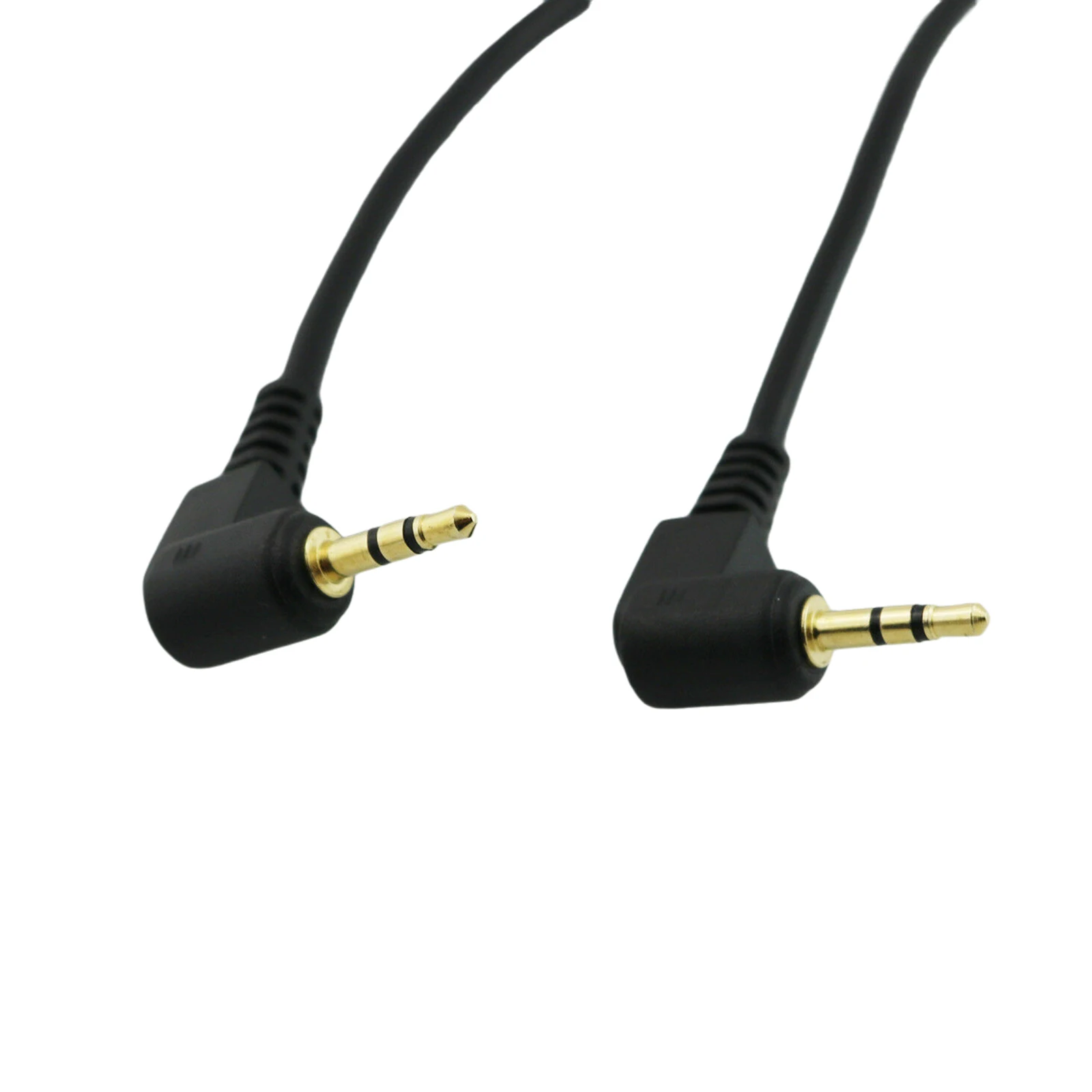 Стерео адаптер TRS с прямым углом до 2 5 мм 2x2 со штекером кабель-коннектор золотым